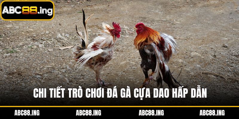 Chi tiết trò chơi đá gà cựa dao hấp dẫn